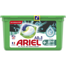 Ariel All in 1 +Lenor - veļas mazgāšanas kapsulas 31 gb.