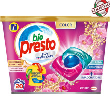 Bio Presto Color - veļas mazgāšanas kapsulas 20 gab.